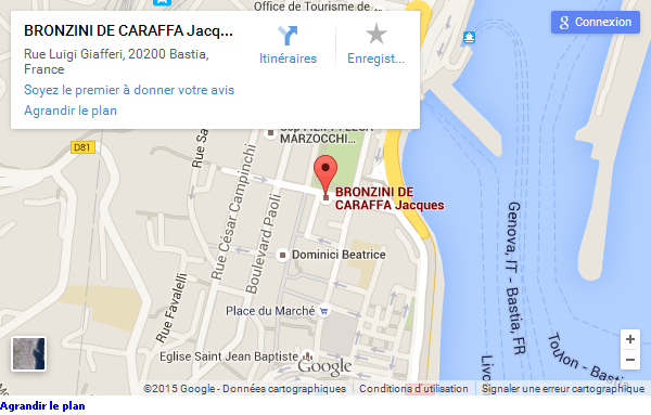 agrandir le plan via google maps
